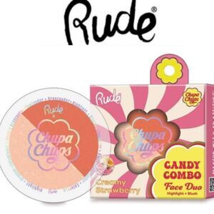 RUDE Chupa Chups Candy Combo Face Duo Highlighter Blush
